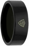 T100 Mormon LDS Unisex CTR RING Tungsten Stealth Size 8-13 One Moment in Time