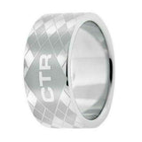 J148 Mormon LDS Unisex CTR Ring Stainless Steel Silver Sizes 8-13 One Moment in Time