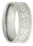 J125 Mormon LDS Unisex CTR Ring Flower Stainless Steel Size 5-10.5 One Moment In Time