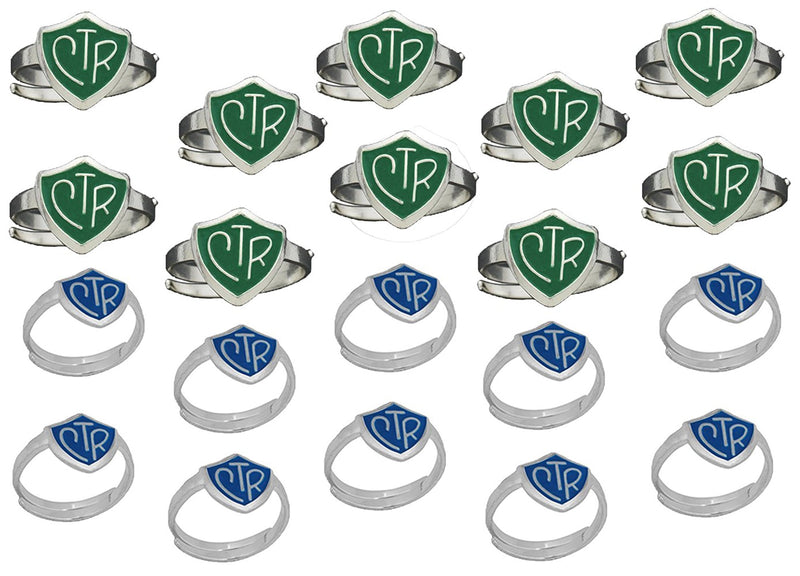 H14G - H14B Adjustable CTR Ring Green Blue 