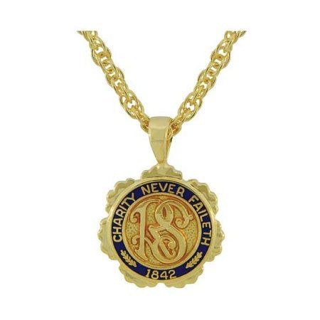 J106 Necklace Relief Society Gold