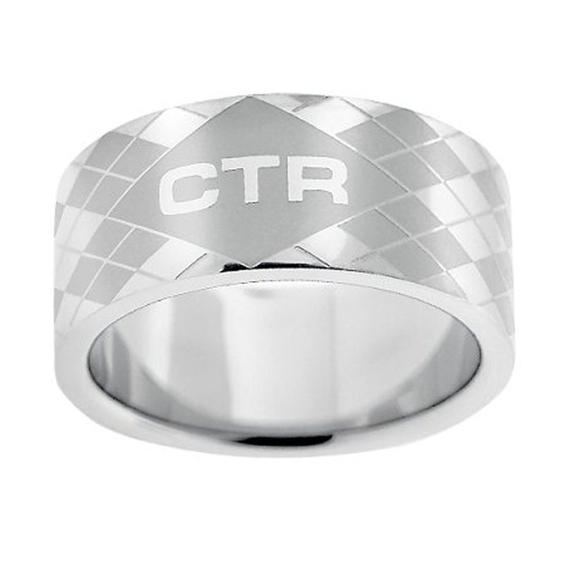 J148 CTR RING Stainless Steel Silver Argyle