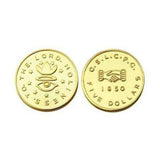 M10 1850 Gold Coin Handmade  Mormon One Moment In Time LDS CTR