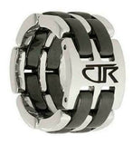 J118 Mormon LDS Unisex CTR Ring Stainless Steel & Ceramic Size 8- 13 One Moment In Time