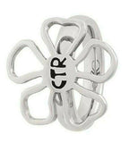 J115 Mormon LDS Unisex CTR Ring Stainless Steel Flower Size 5- 10 One Moment in Time