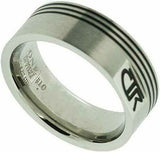 J188 Mormon LDS Unisex CTR Ring Pivot Stainless Steel Size 9-12 One Moment In Time