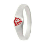 J56R Mormon LDS Unisex CTR Ring Sterling Silver Red Stainless Steel One Moment in Time
