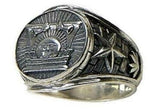 J34S Mormon LDS Unisex CTR Ring Sunstone Stainless Steel Handmade One Moment in Time