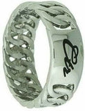 J193 Mormon LDS Unisex CTR Ring Loops Stainless Steel Size 5-9 One Moment In Time