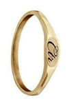 J183R Mormon LDS Unisex CTR Ring Pixi Stainless Steel Gold Size 5-9 One Moment In Time