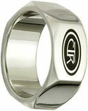 J176 Mormon LDS Unisex CTR Ring Forged Stainless Steel Size 8-13 One Moment In Time