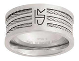 J121 Mormon LDS Unisex CTR Ring Stainless Steel Triple Cable One Moment in Time