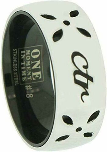 J189 Mormon LDS Unisex CTR Ring Sparks Stainless Steel Size 5-9 One Moment In Time