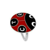 K6 Mormon LDS Unisex Kid's CTR Lucky Ladybug Rings Alloy Size 1 One Moment In Time