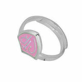 H14P Mormon LDS Unisex CTR Adjustable Pink With Ring 5 Pack One Moment In Time