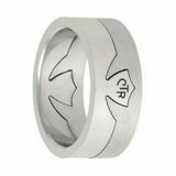 J78 Mormon LDS Unisex CTR Ring Stainless Steel Two Piece Puzzle Handmade One Moment In Time