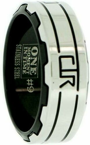 J190 Mormon LDS Unisex CTR Ring Gear Stainless Steel Size 8-11 One Moment In Time