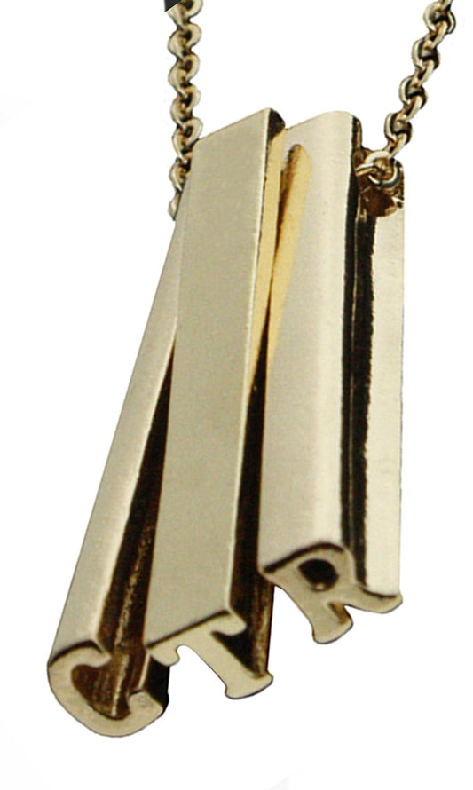 K20 CTR Necklace Stainless Steel Gold