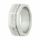 J110 Mormon LDS Unisex CTR Ring The Right Ring Edge Stainless Steel One Moment In Time