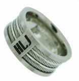 J121S Unisex Ring HLJ Triple Cable Stainless One Moment In Time Mormon CTR LDS