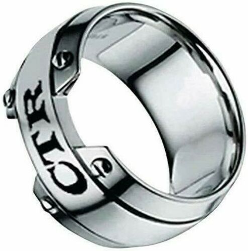 J143 Mormon LDS Unisex CTR Ring Stainless Steel Gost Size 7-13 One Moment in Time