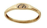 J183R Mormon LDS Unisex CTR Ring Pixi Stainless Steel Gold Size 5-9 One Moment In Time