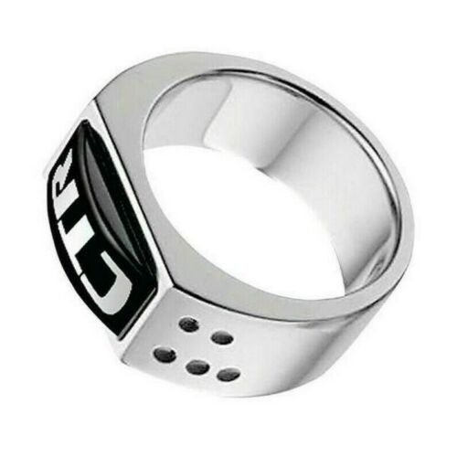 J142 Mormon LDS Unisex CTR Ring Stainless Steel Illusion Size 8-13 One Moment In Time