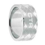 J148 Mormon LDS Unisex CTR Ring Stainless Steel Silver Sizes 8-13 One Moment in Time