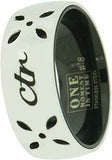 J189 Mormon LDS Unisex CTR Ring Sparks Stainless Steel Size 5-9 One Moment In Time