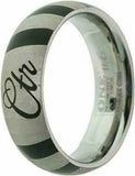 J191 Mormon LDS Unisex CTR Ring Chelsea Stainless Steel Size 5-9 One Moment In Time