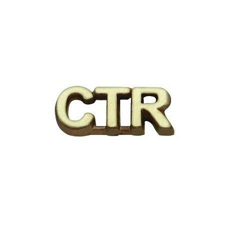 J35AG Pin Tie Tack " CTR " Antique Gold 