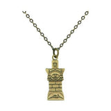 J13 ctr Necklace Nauvoo Temple Pillar Gold