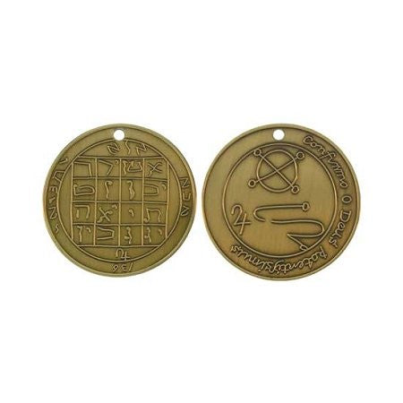 M1AG Joseph Smith Jupiter Talisman Antique Gold plated Coin