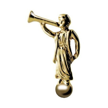 J26G Pin Tie Tack Angel Moroni Gold