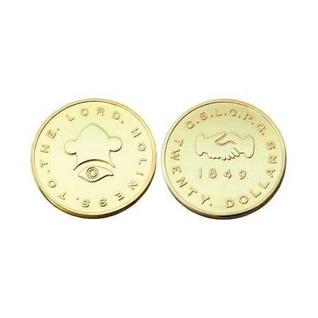 M7 $20.00 Mormon Gold Coin Replica