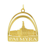 Ornament Palmyra Temple Plate Gold 