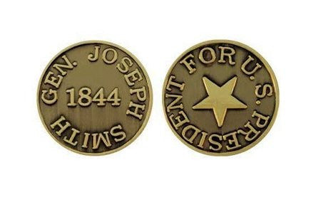 M9 CTR Coin Joseph Smith for President 1844