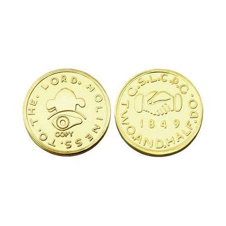 M4 $2.50 Mormon Gold Coin Replica