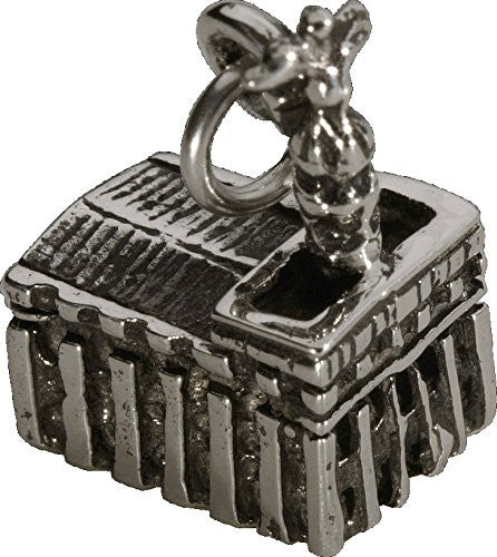 J41 Sterling Silver Nauvoo Temple Charm 