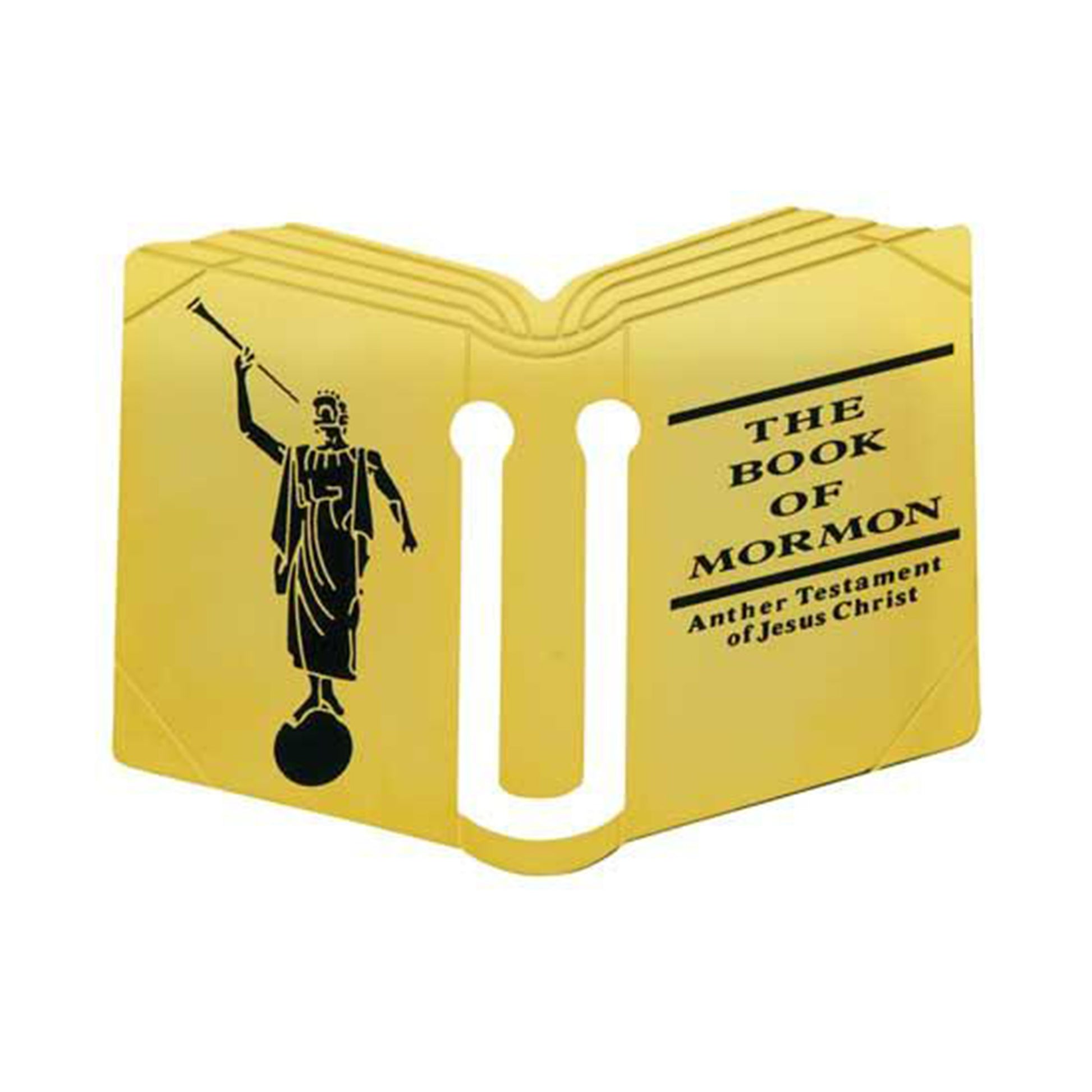 C16 Bookmark Book Mormon 24kt Gold Plate One Moment Time