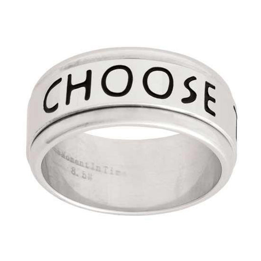 J47W CTR Ring Spinner Choose Stainless Steel Handmade One Moment In Time