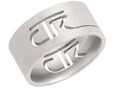 J69 Mormon LDS Unisex CTR Ring Cutout Stainless Steel One Moment In Time