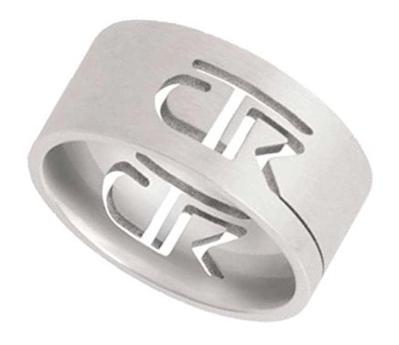 J69 Mormon LDS Unisex CTR Ring Cutout Stainless Steel One Moment In Time