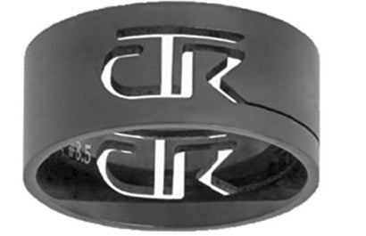 J69B Black Cutout Stainless Steel CTR Ring