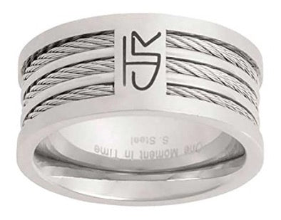 J121 CTR Ring Stainless Steel Triple Cable