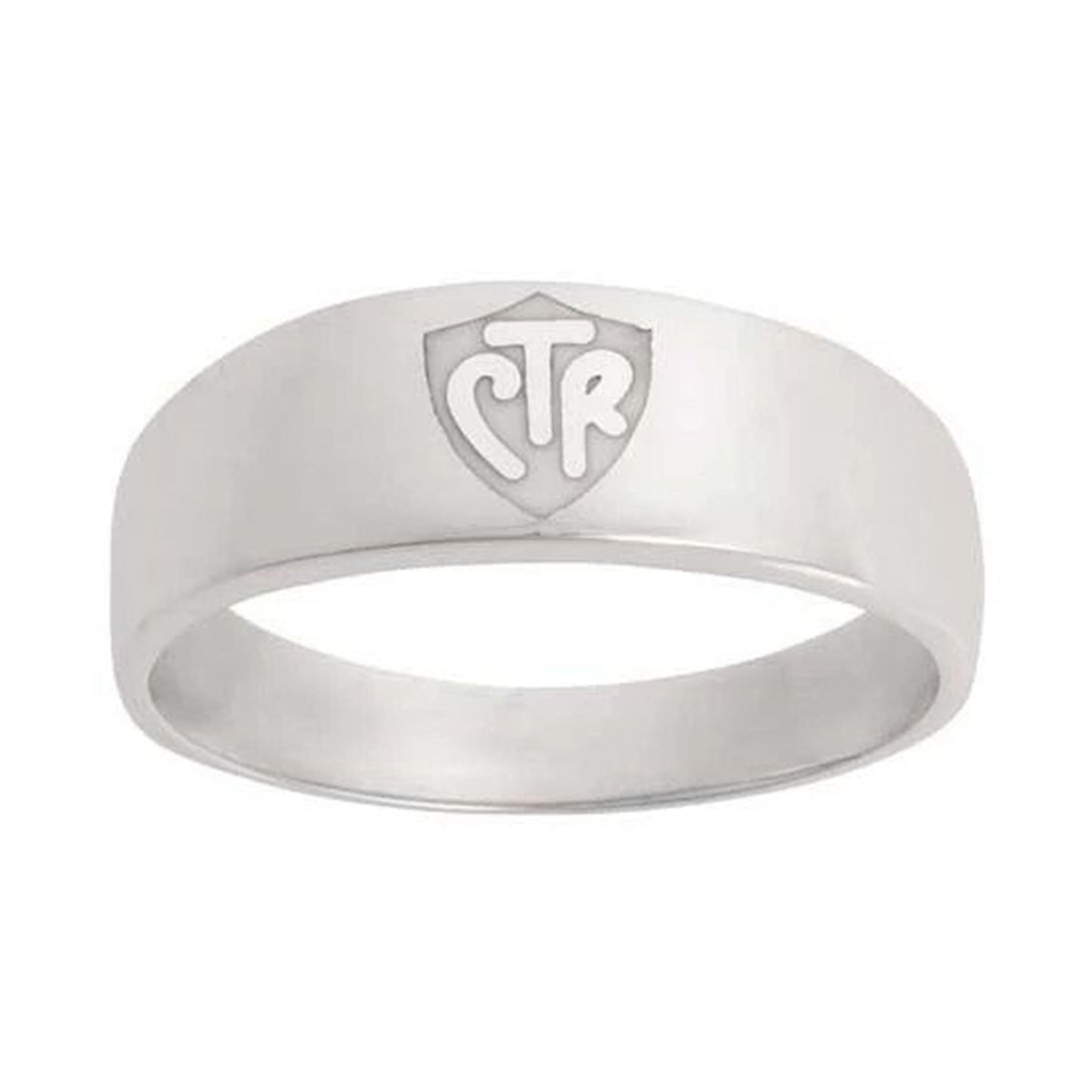 J57W CTR Ring Sterling Silver Band White One Moment In Time