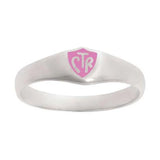 J56P CTR Ring Sterling Silver Classic Pink Stainless Steel One Moment in Time