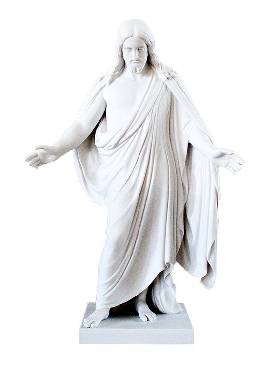 S1 Marble Statue Christus Statue 19" One Moment in Time
