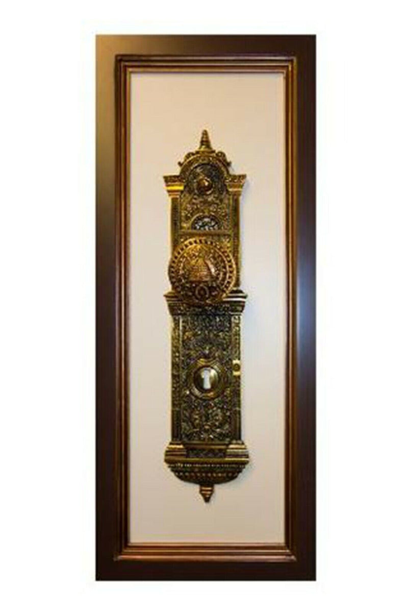 C6 LDS CTR Salt Lake Temple Doorknob (Actual Size) Framed One Moment in Time